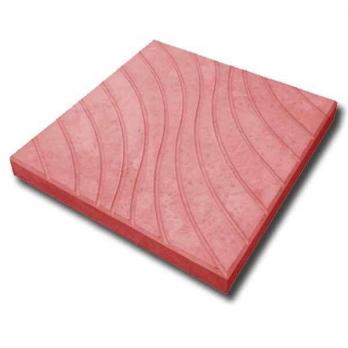 Плитка Волна красная (некондиция)