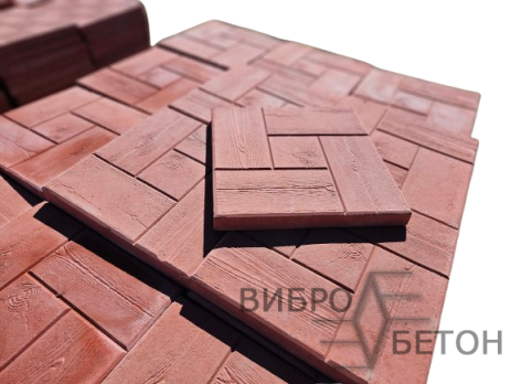 Плитка Калифорния под дерево красная